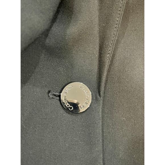 Calvin Klein Women's Single Breasted Lined Metal Button Black Suit Blazer Sz 16W - Picture 4 of 11